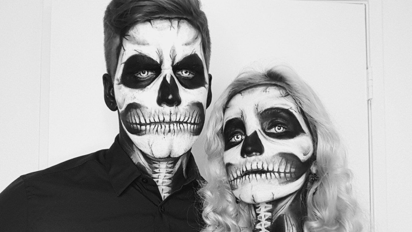 skeleton makeup